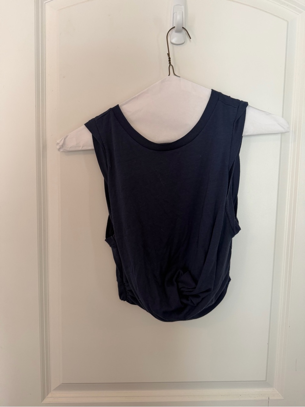 FP Movement by Free People Navy Twist-Hem Muscle Tank